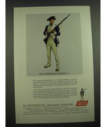 1962 America Fore Insurance Ad - The Continental Soldier 1781 - £14.55 GBP