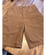 Carhartt 100% Cotton Size 14 Shorts Kids, Brown 210-Brand New-Ships N 24h - $39.48