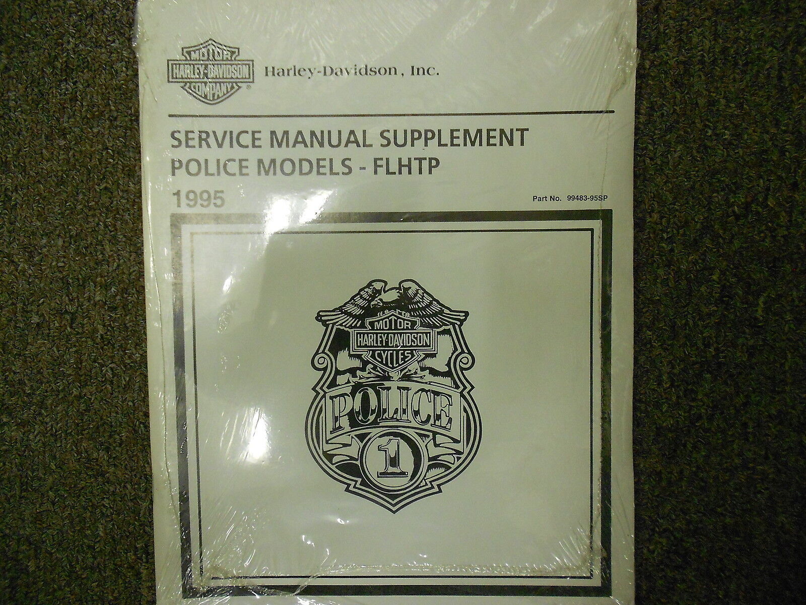 Primary image for 1995 Harley Davidson FLHTP Police Models Service Repair Manual Supplement NEW