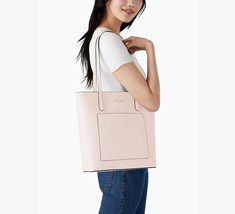 NWB Kate Spade Daily Large Tote Chalk Pink Saffiano K8662 Handbag $359 Gift Bag - £94.93 GBP