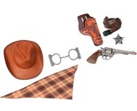 Classic Cowboy Texas Ranger / Sheriff / Rancher 9-pc Kids Costume Preten... - £45.41 GBP