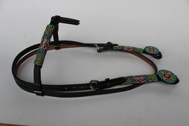 Horse Bridle Western Leather Futurity Headstall 7946H - $49.49