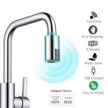 Smart Touch less Automatic Sink Faucet Adapter Motion Sensor Kitchen Bathroom - £37.89 GBP