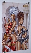 1996 Glory Avengelyne 36x24 sexy girls hot women comic book art poster 1... - $36.41