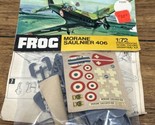 Vintage FROG Model MORANE SAULNIER 406 Airplane Kit 1/72 New Old Stock JD - £17.22 GBP