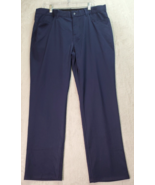 Pebble Beach Performance Golf Pants Size 38 Navy Polyester Straight Leg - $36.60 CAD