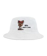 Cute Sarcastic Dog Humor Bucket Hat 99% Don&#39;t Care - $28.05 CAD