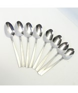 Oneida Brookwood Oval Soup Spoons W. M. Dalton 7-1/8&quot; Stainless Lot of 8 - $717.85 MXN