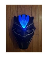 Marvel Avengers Black Panther Vibranium Power FX Mask Blue Lights Flip-d... - £12.34 GBP