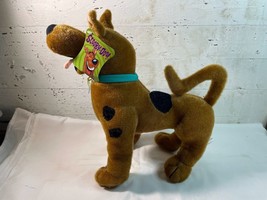 Standing Scooby Doo Plush with Tags Flocked Plush Dog Toy Factory ScoobyDoo - £11.60 GBP