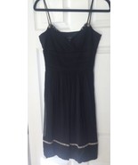 NWOT LAUNDRY by SHELLI SEGAL Black Sz 2 Cocktail Evening Dress Lined For... - £15.41 GBP