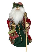 vintage Clothtique Possible Dreams Santa Tree Topper / table top 12” - £19.74 GBP