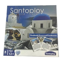 Santoploy Play An Travel board game Santorini Greece Sealed New Handmade Houses - £50.47 GBP