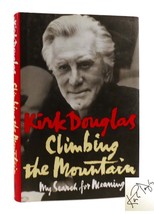 Kirk Douglas Climbing The Mountain Signed My Search For Meaning 1st Edition 3rd - £128.96 GBP