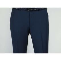 Men Suit BERLUSCONI Turkey 100% Italian Wool Super 180's 3pc Vested #Ber16 Navy image 13