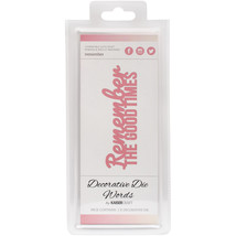 Remember Words Decorative Dies The Good Times - £20.50 GBP