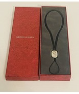 Authentic Georg Jensen Sterling Silver Mobile Or Key Wrist Strap Dolphin... - £122.72 GBP