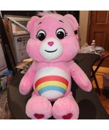 NEW w/ tags Care Bears 11&quot; Cheer Bear Plush Stuffed Animal Pink  Rainbow... - £11.52 GBP