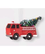 Wondershop Fire Truck Christmas Tree Ornament - $256.63 MXN