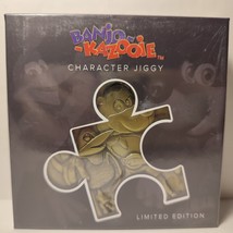 Banjo Kazooie Character Jiggy Piece Limited Edition Gold Embossed Metal Jigsaw - $38.69