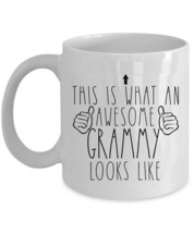 An Awesome Grammy Looks Like Coffee Mug Funny Mother Cup Christmas Gift For Mom - £12.66 GBP+
