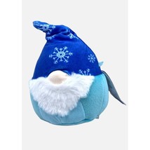 Squishmallows Channing the Blue Gnome 4.5&quot; Christmas Plush Stuffed Toy - $15.24