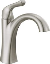Delta 15840LF-SP Arvo Single Hole Bathroom Faucet - SpotShield Stainless - £80.45 GBP