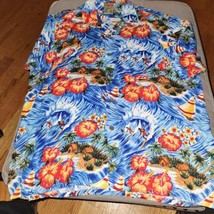 Vintage Pineapple Connection Hawaiian Shirt Mens Size L Rayon Surfing Sailing  - £9.92 GBP