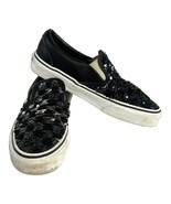 VANS OFF THE WALL 508731 Checkerboard Sequins Slip On Sneaker  Womens 5.5 - $28.04