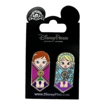 Disney Parks 2016 Frozen Baby ANNA &amp; ELSA Swaddled in Blanket 2 Pin Set - £15.10 GBP