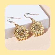New Beautiful Sunflower Earrings - £5.59 GBP