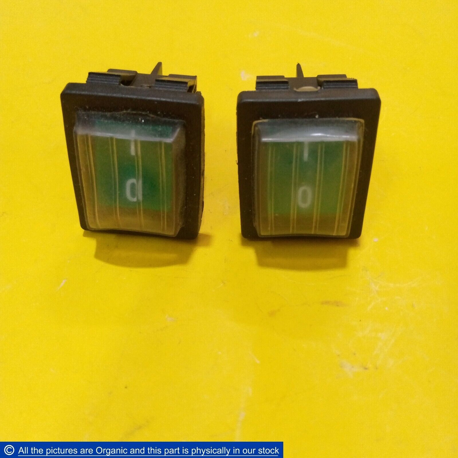 Comelux T 100/55 Heavy Duty Switch Two Position Four Contact Green Lamp ... - $65.00