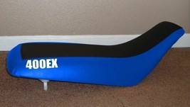 For Honda 400EX Hurricane Seat Cover 400EX Logo Blue Side Black Top #8753jr8375 - £32.58 GBP