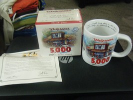Walgreens 5,000th Store Commemorative Coffee Mug w/Box &amp; Certificate - £18.35 GBP