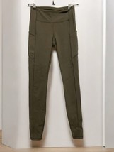 Lululemon Speed Up Tight Women Size 4 Olive Green Luxtreme Active Pocket Legging - $31.66