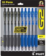 Pilot G2 Bold Pens, Premium Gel Pens, Bulk Pack Of 10 Pilot G2 Pens, 5, ... - £30.67 GBP