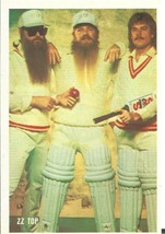 ⭕VTG card pocket calendar 1986 ZZ Top Portugal group music singer - $73.65 MXN