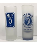 Two Key West Double Shot Glasses - 0 Mile andThe Official Conch Republic - £7.82 GBP