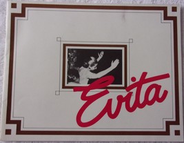 Vintage Musical Evita Souvenir Program Florence Lacey 1979 - $22.00