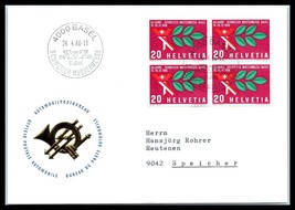 1966 SWITZERLAND Cover-Schweizer Mustermesse, Bureau Poste Automobile, Basel F11 - £2.30 GBP