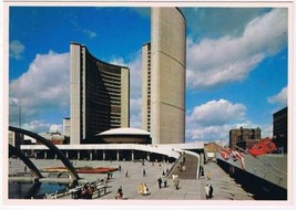 Ontario Postcard Toronto City Hall Nathan Phillips Square Viljo Revell - £2.33 GBP
