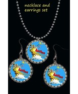 Monty Python&#39;s Spamalot Broadway Musical  earrings earring and necklace ... - $12.07 CAD