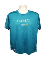 2017 JP Morgan Corporate Challenge Finisher Womens Medium Green Jersey - $369.94 MXN