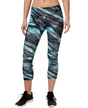 allbrand365 designer Womens Printed Cropped Leggings Size X-Small Color Blue - £32.04 GBP