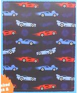 Hot Wheels Plush Throw Blanket Measures 40 x 50 inches - $19.75