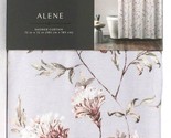 1 Count Croscill Alene Grey 72 In X 72 In Fabric Shower Curtain 100% Cotton - £28.24 GBP