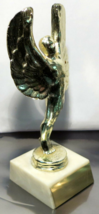 Vintage AT Trophy - Metal Cast Trophy Winged Victory - $15.16