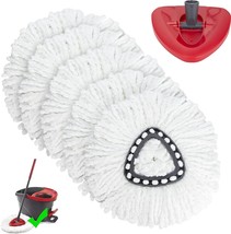 Mop Head Replacement 5 Pack Spin Mop Refill Replace Head Compatible for ... - £25.68 GBP