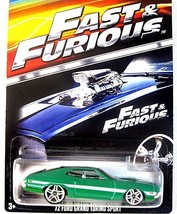 Ford Grand Torino Sport, Fast And Furious Green Hotwheels 1:64 Modellino Di... - £22.38 GBP
