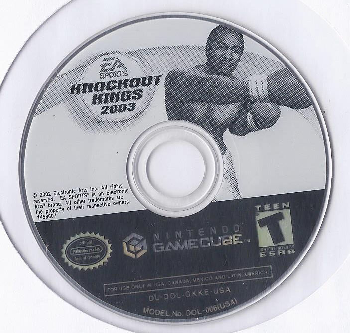Primary image for Nintendo GameCube Game EA Sports Knockout Kings 2003 Rare and HTF